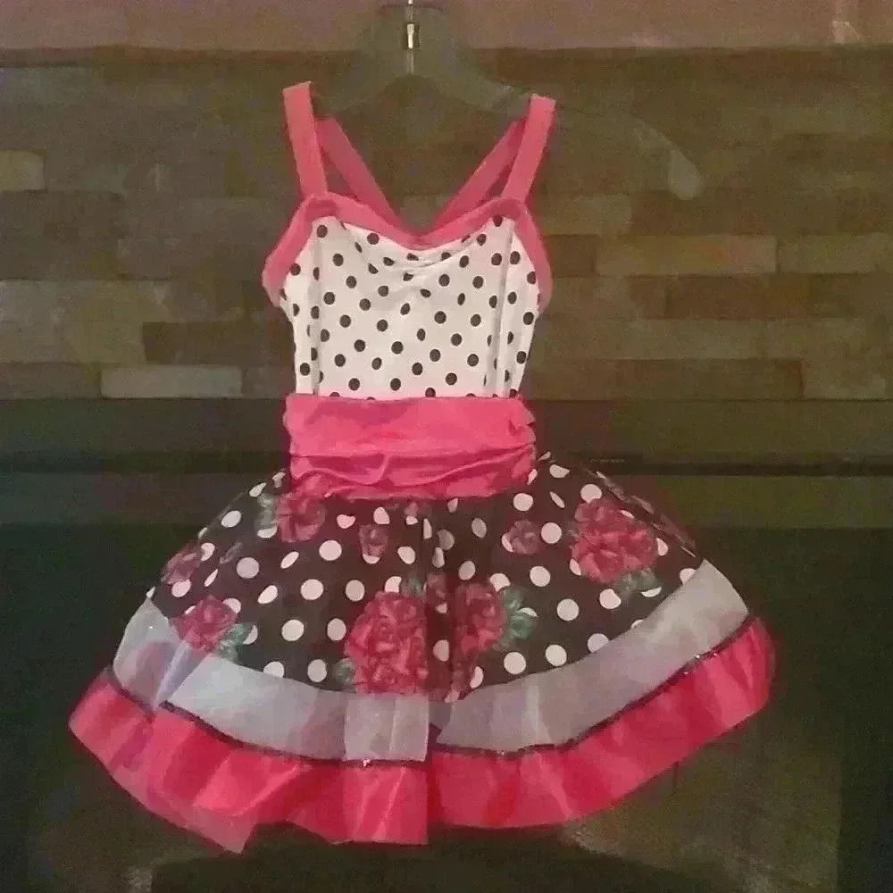 Polka dot Rose costume